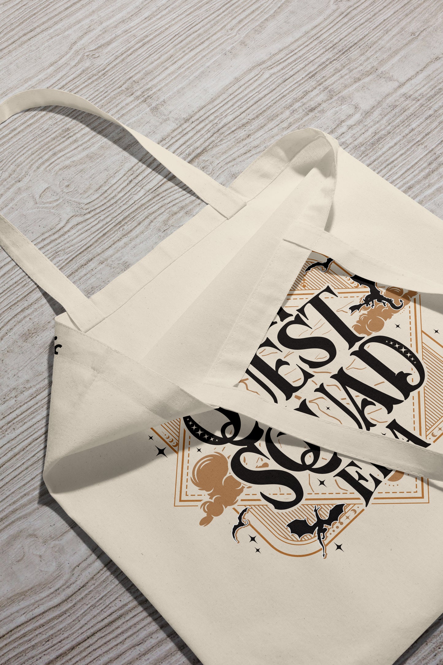 “In My Quest Squad Era” Tote Bag