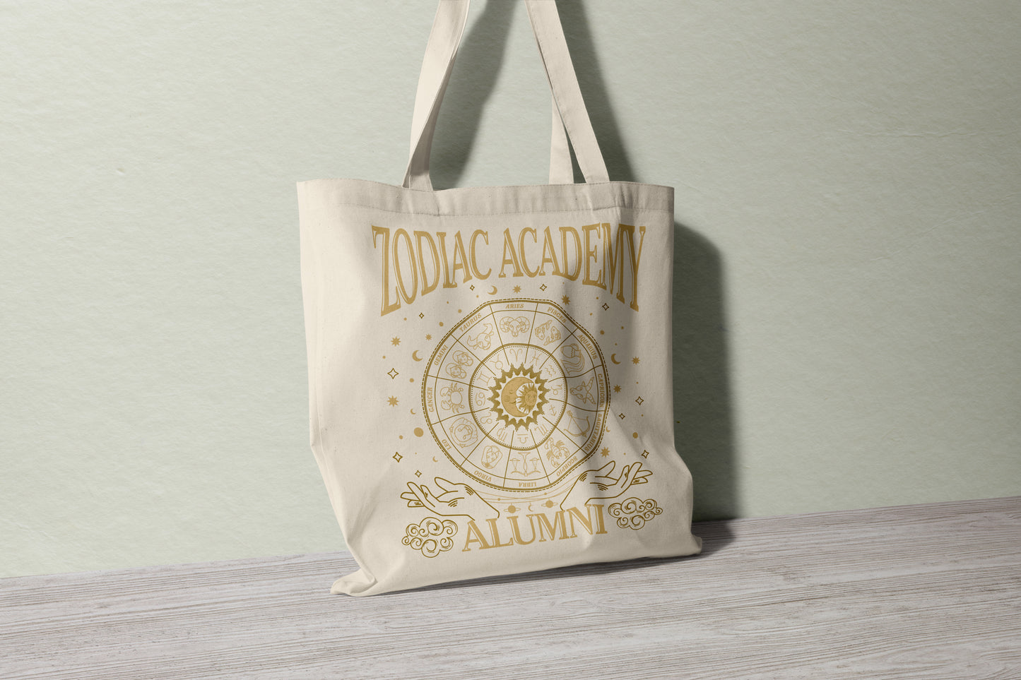 🌙 Zodiac Academy Alumni Tote – Celestial Heirs Fantasy Merch for Fae Lovers ✨🖤