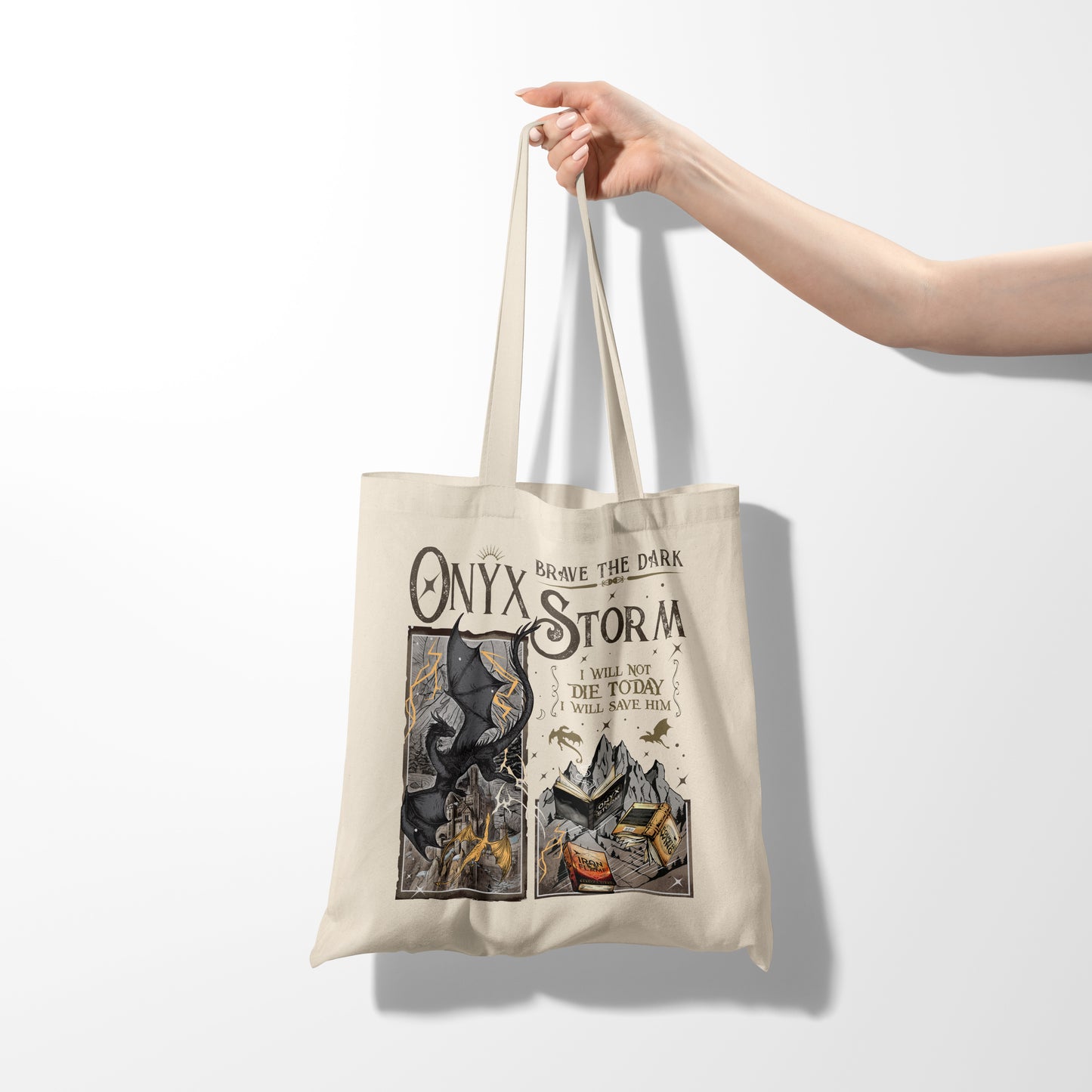 Onyx Storm Tote Bag