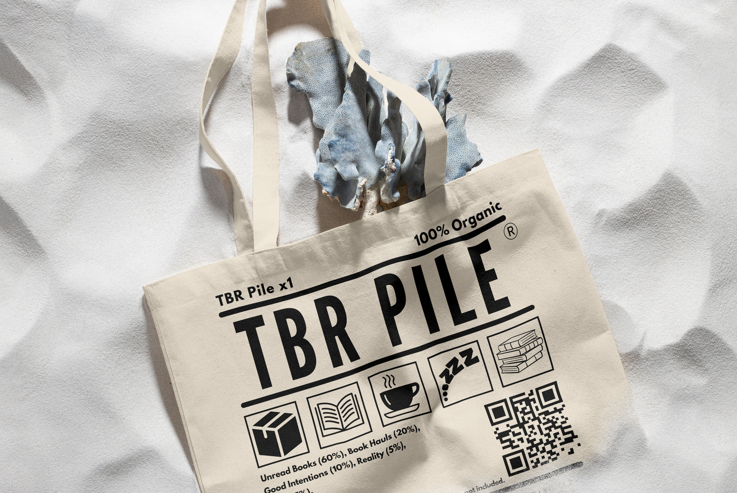 “TBR PILE” Tote Bag