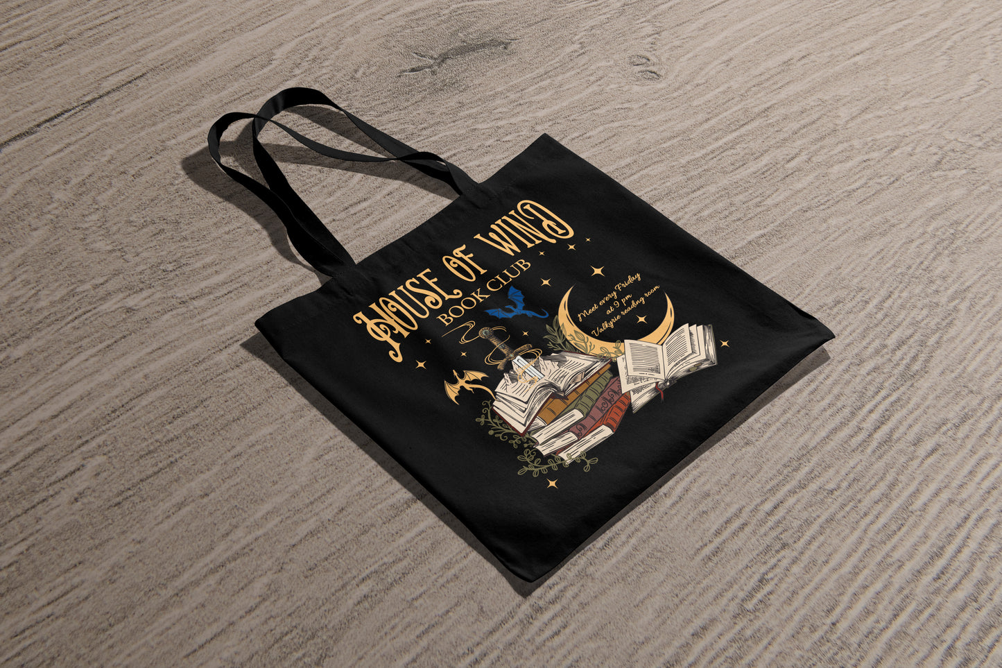 House of Wind Book Club Tote Bag
