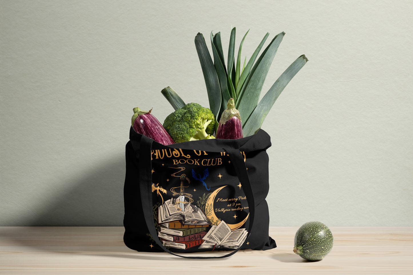 House of Wind Book Club Tote Bag