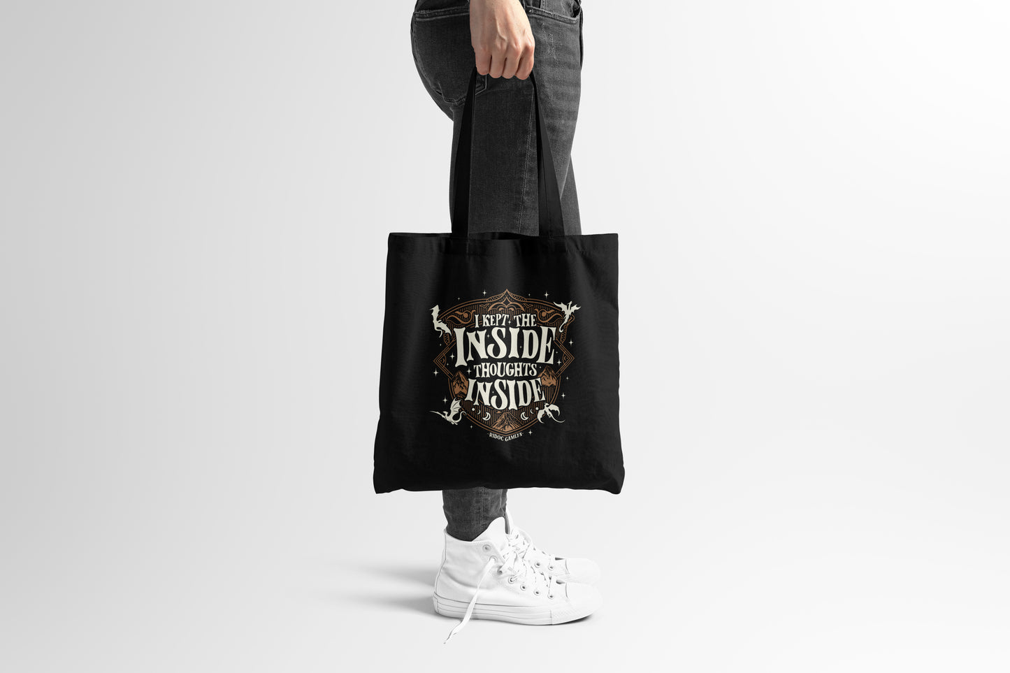 “I Kept the Inside Thoughts Inside” Tote Bag