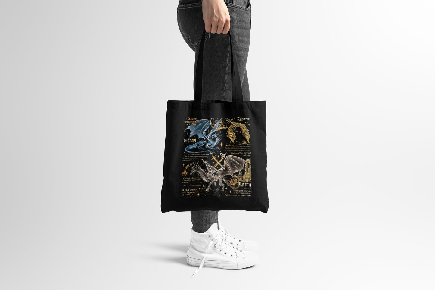 π₯ Dragon Legends Tote β Tairn, Andarna & Sgaeyl Edition