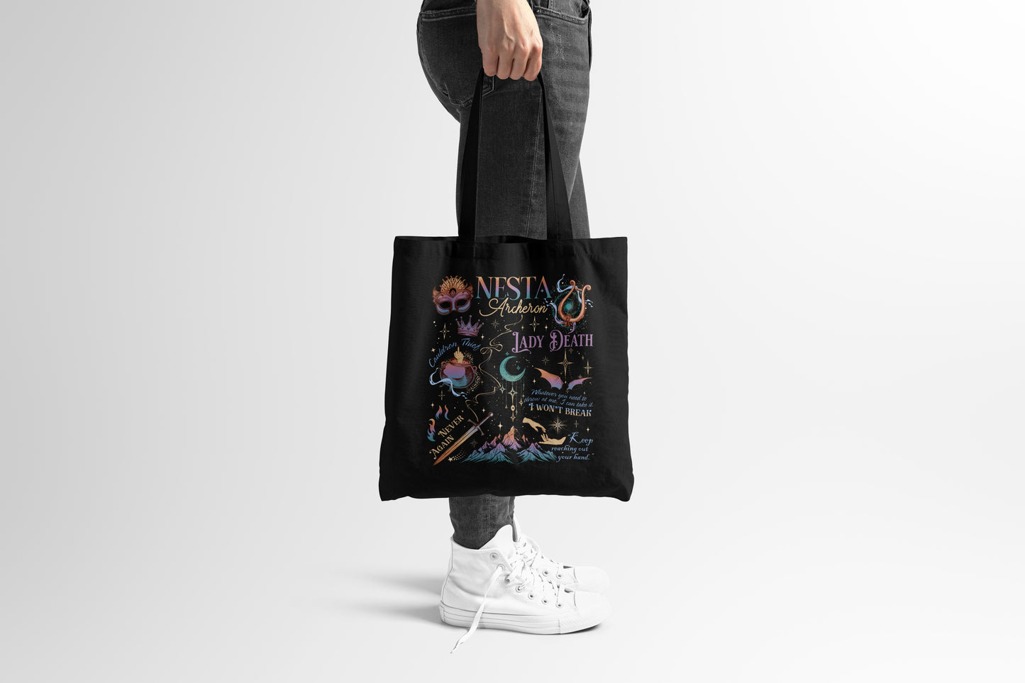 Nesta Archeron "Lady Death" Tote Bag