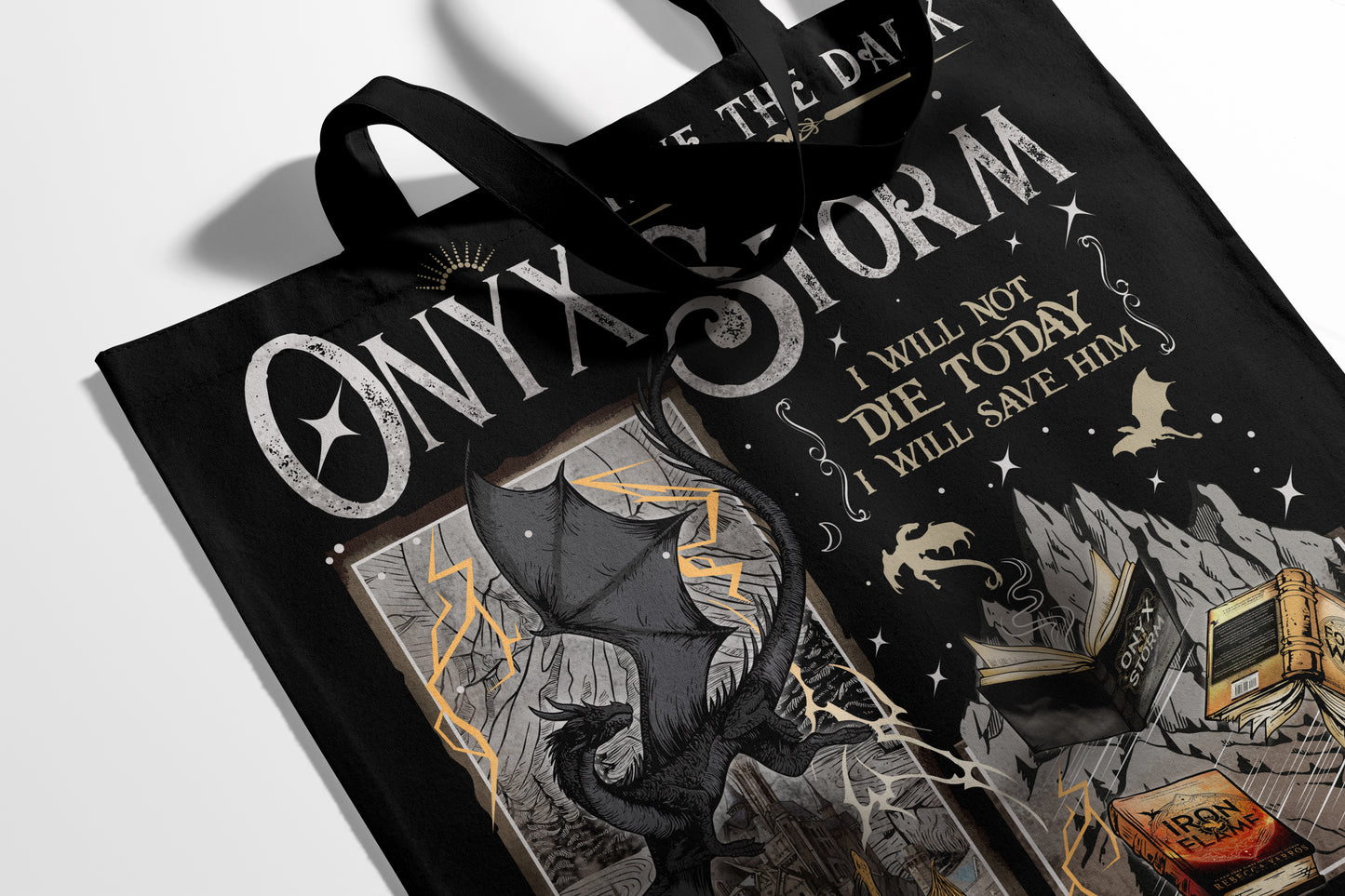Onyx Storm Tote Bag
