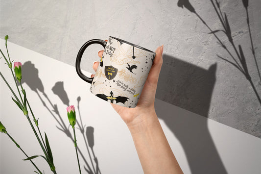 Black Fourth Wing Basgiath Mug