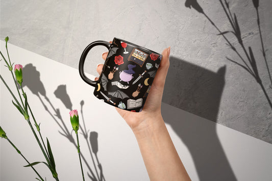 Black ACOTAR Fantasy Mug