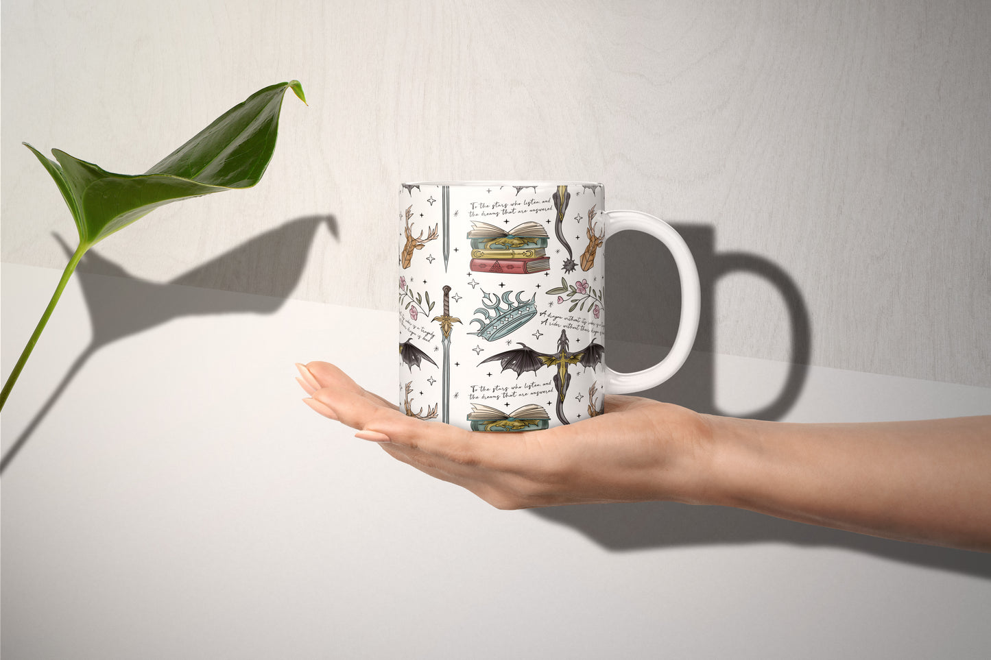 📖 Fantasy Bookish Mug | Fourth Wing | ACOTAR | TOG | Book Lover's Dream