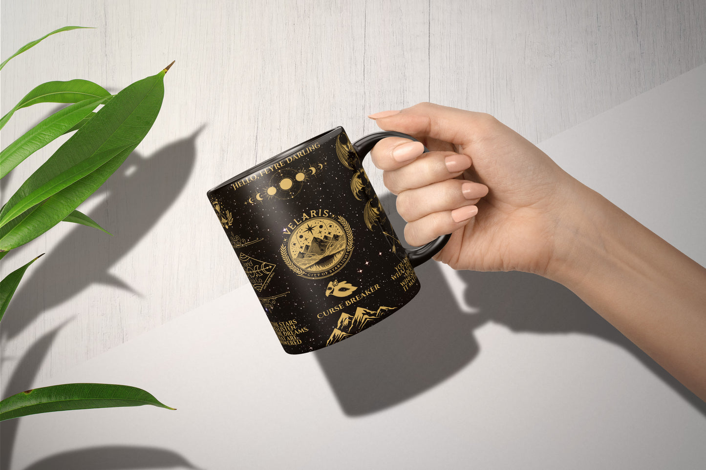 🌙 ACOTAR Night Court Mug | Velaris Fantasy Bookish Cup