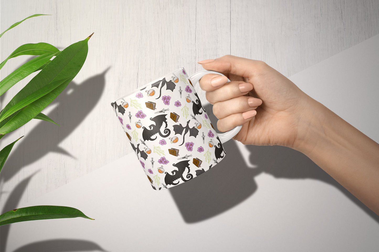 🐉 Fourth Wing Inspired Dragon Mug | Fantasy Bookish Gift