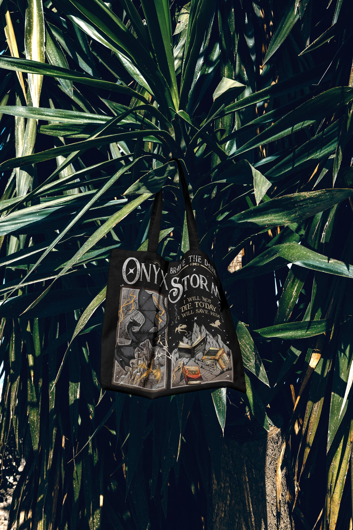 Onyx Storm Tote Bag