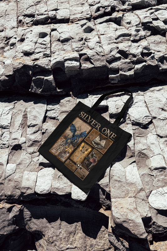 Silver One Tote Bag - MagicMerchEmporium
