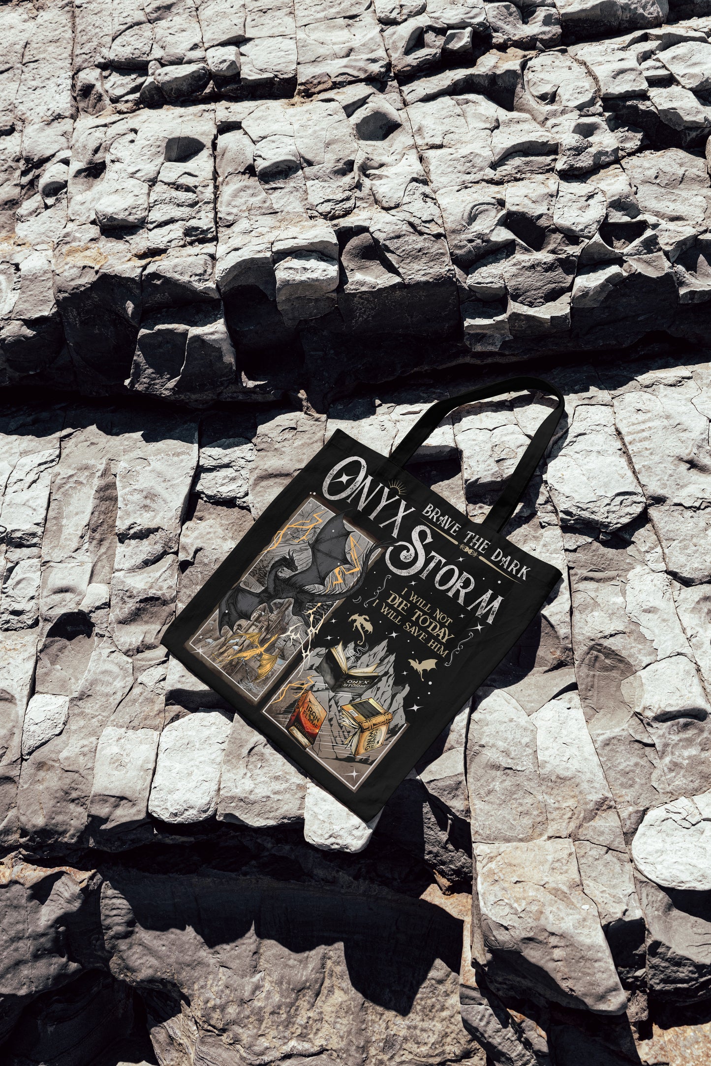 Onyx Storm Tote Bag