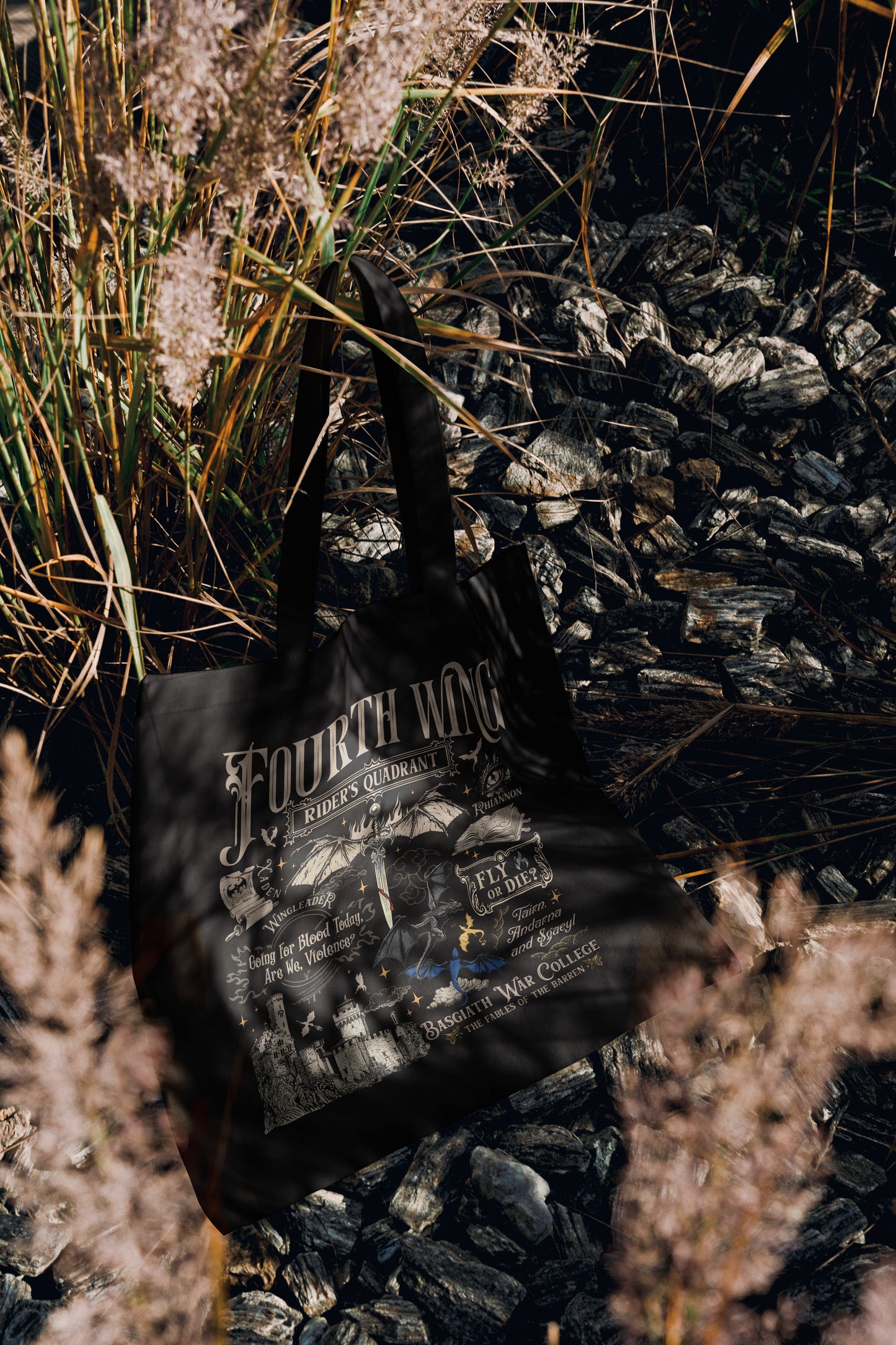 Fourth Wing Rider's Quadrant Tote Bag