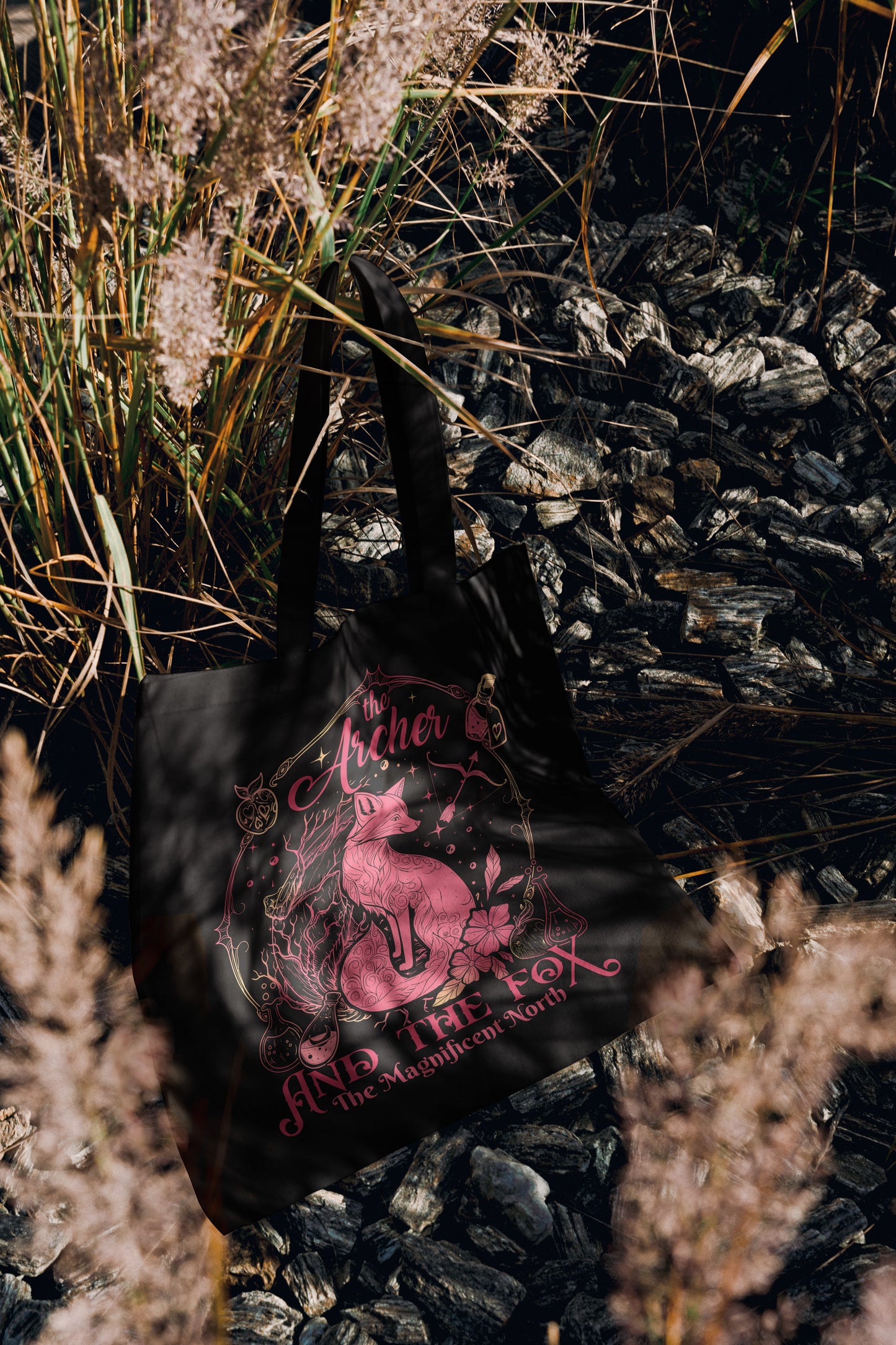 The Archer and the Fox Tote Bag - MagicMerchEmporium