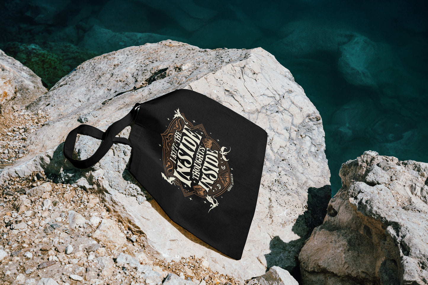 “I Kept the Inside Thoughts Inside” Tote Bag