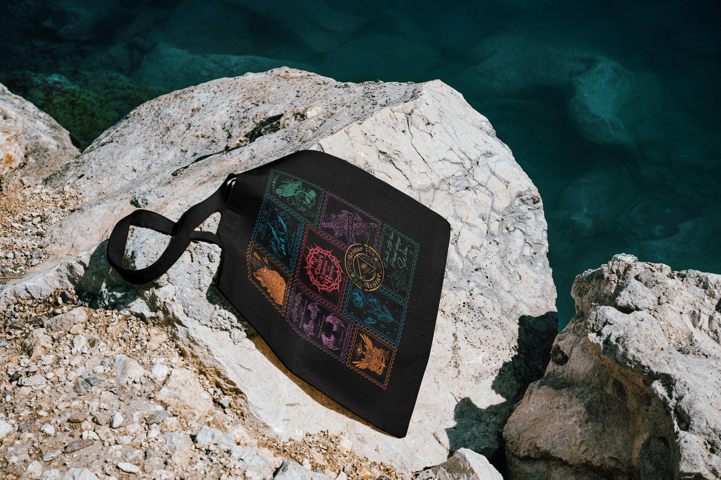 ACOTAR Stamp Collage Tote Bag