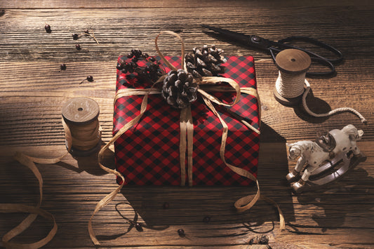 Red Buffalo Plaid Wrapping Paper