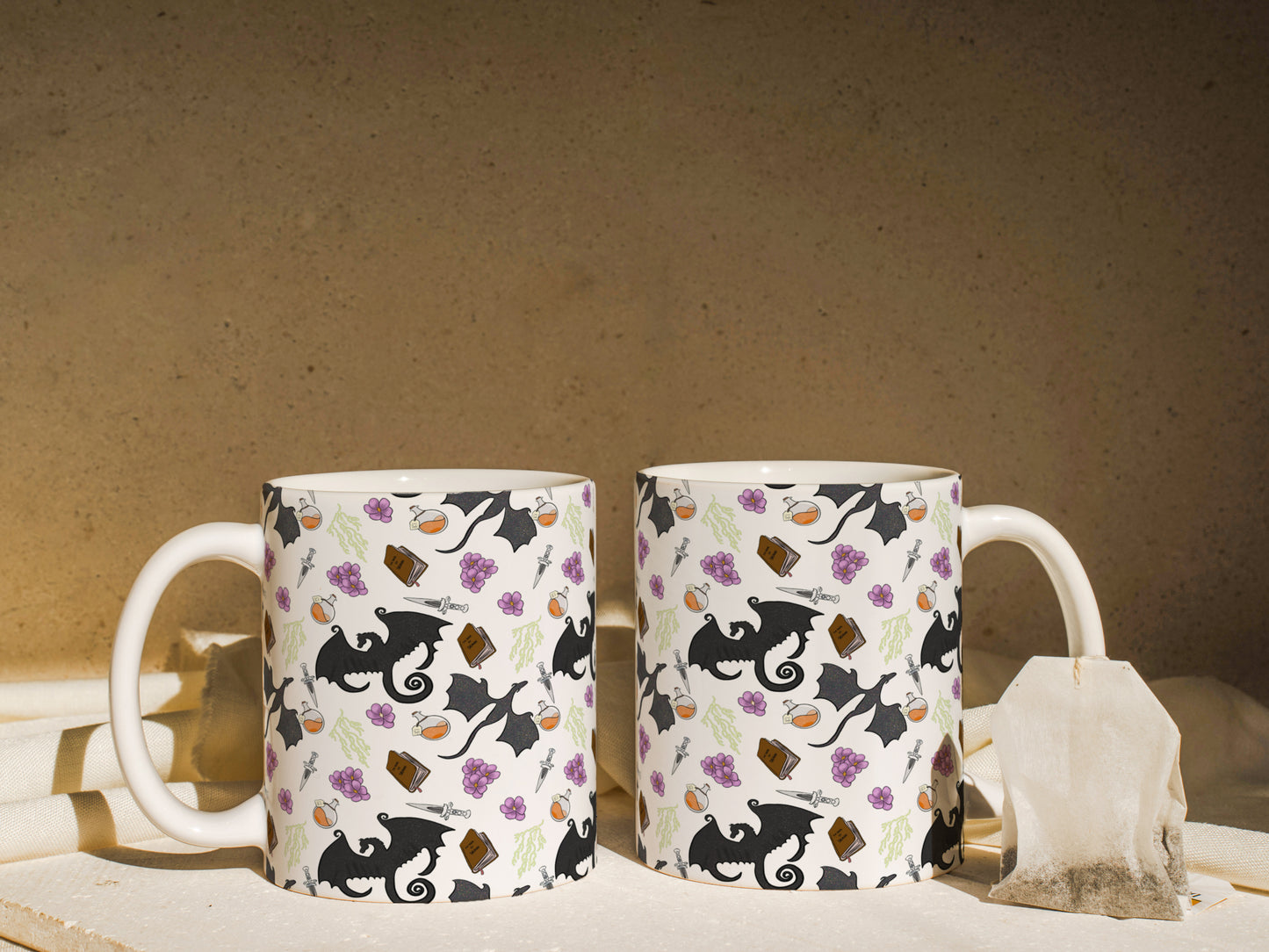 🐉 Fourth Wing Inspired Dragon Mug | Fantasy Bookish Gift