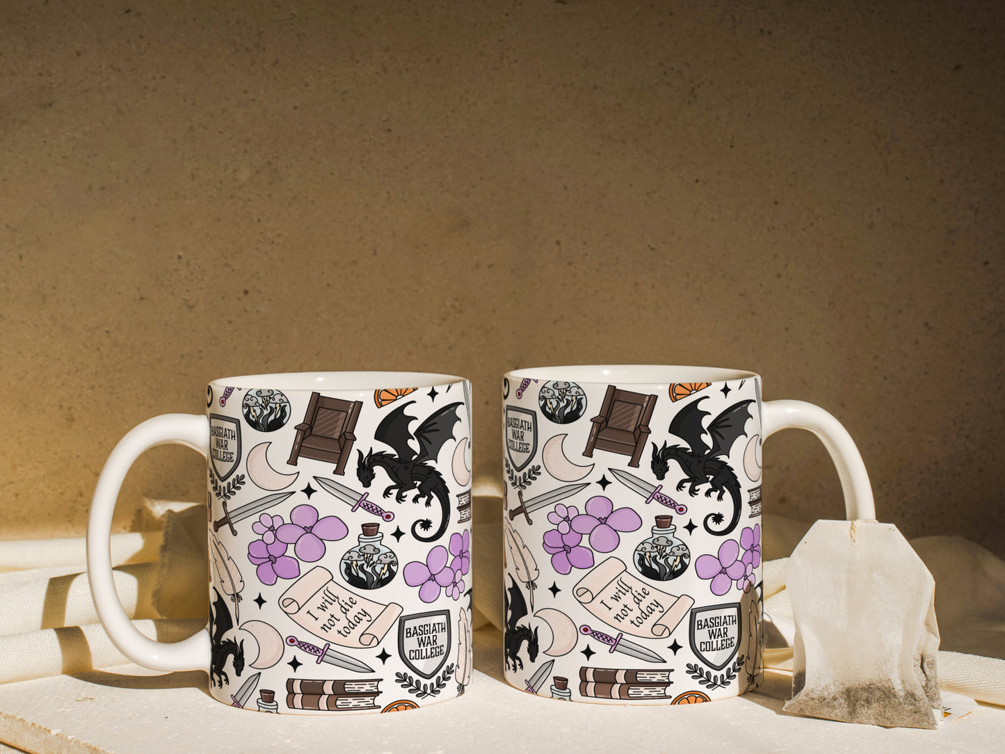 🐉 Fourth Wing Fantasy Mug | Perfect Bookish Gift