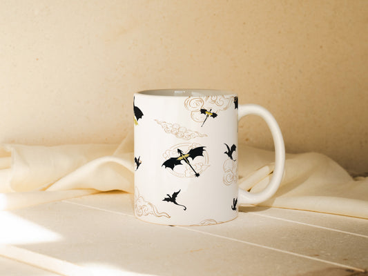 Fourth Wing Dragons Mug - MagicMerchEmporium