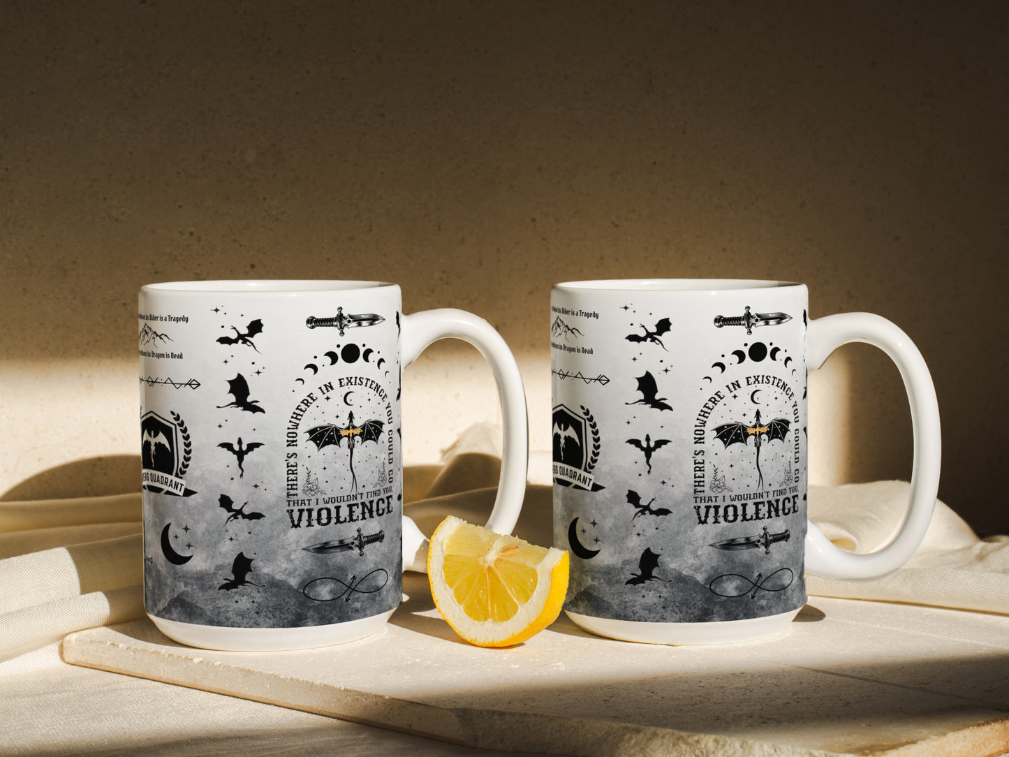 🔥 Fourth Wing Mug | Fantasy Book Lover’s Cup