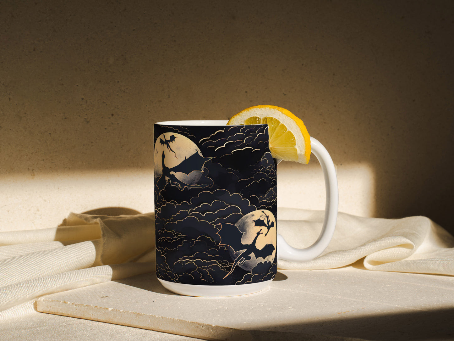 Moonlit Dragon Mug