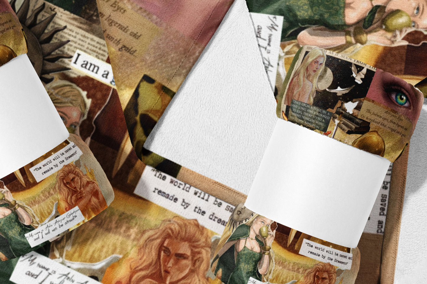 Inspirational Collage Art with Motivational Quotes product