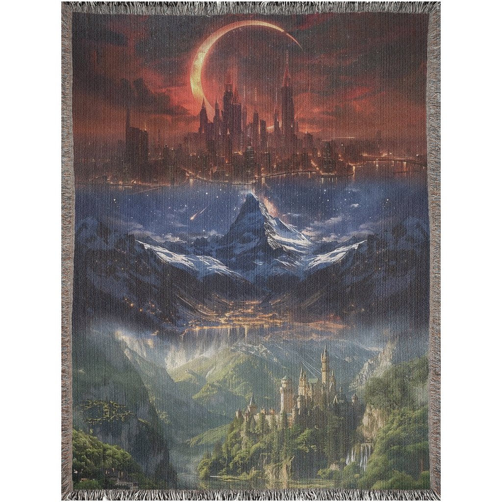 ACOTAR Realms Woven Throw Blanket