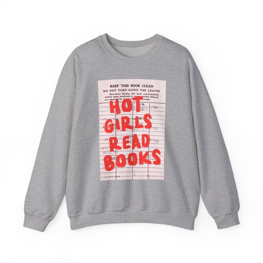 Hot Girls Read Books Graphic Sweatshirt product
