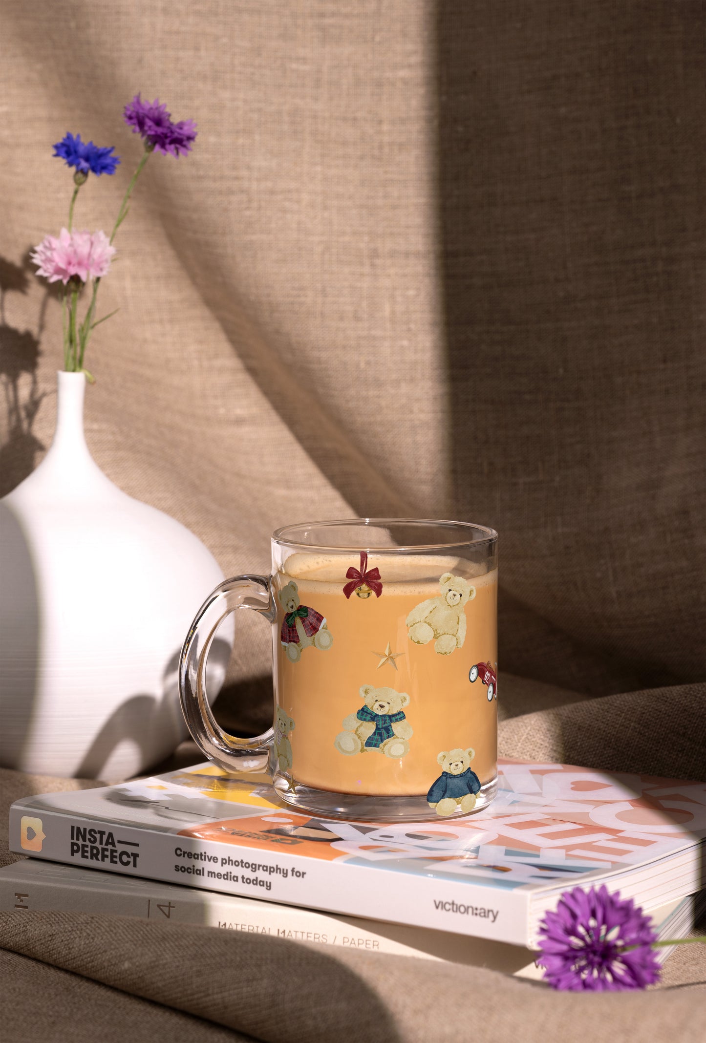 Cute Teddy Bear Design Mug for Coffee Enthusiasts