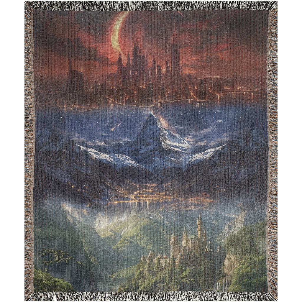 ACOTAR Realms Woven Throw Blanket