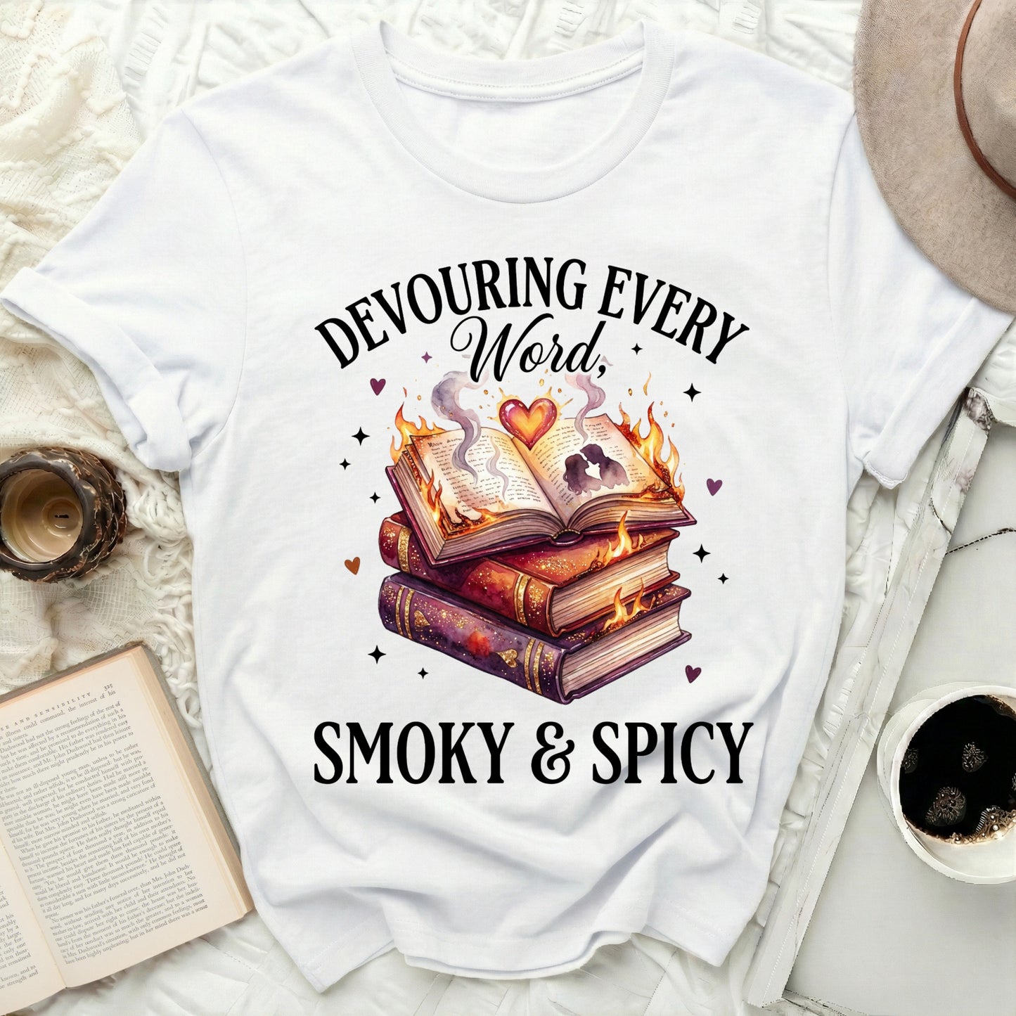 DEVOURING EVERY Word, SMOKY & SPICY T-Shirt product type