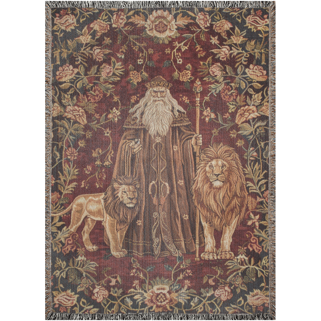 🏰 Medieval Tapestry – Hogwarts Inspired Common Room Wall Art