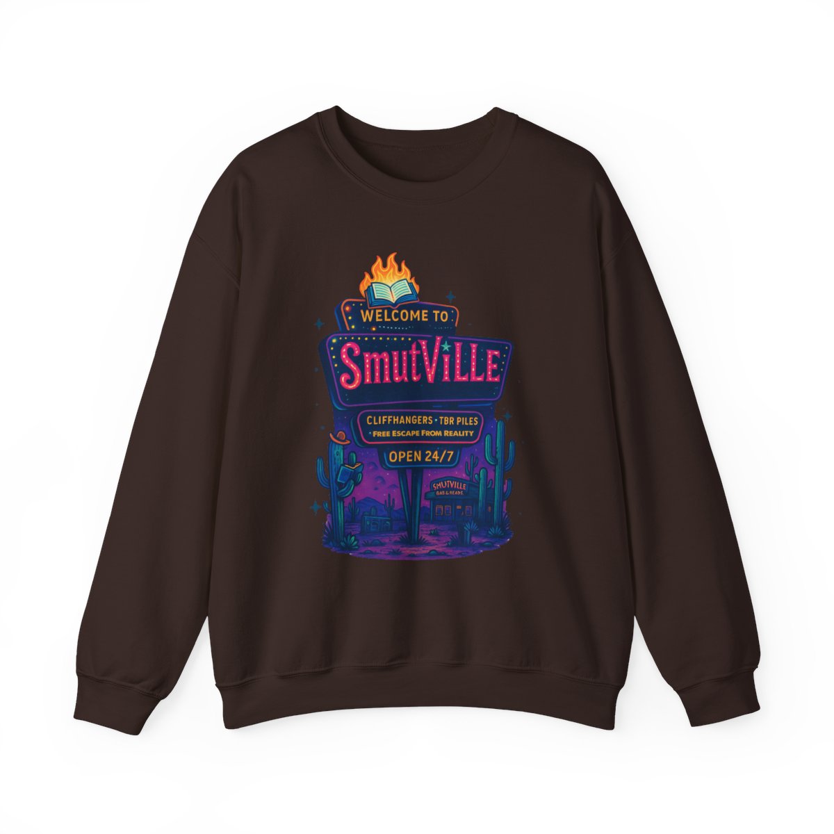 Welcome to Smutville Sweatshirt Fun Graphic Design