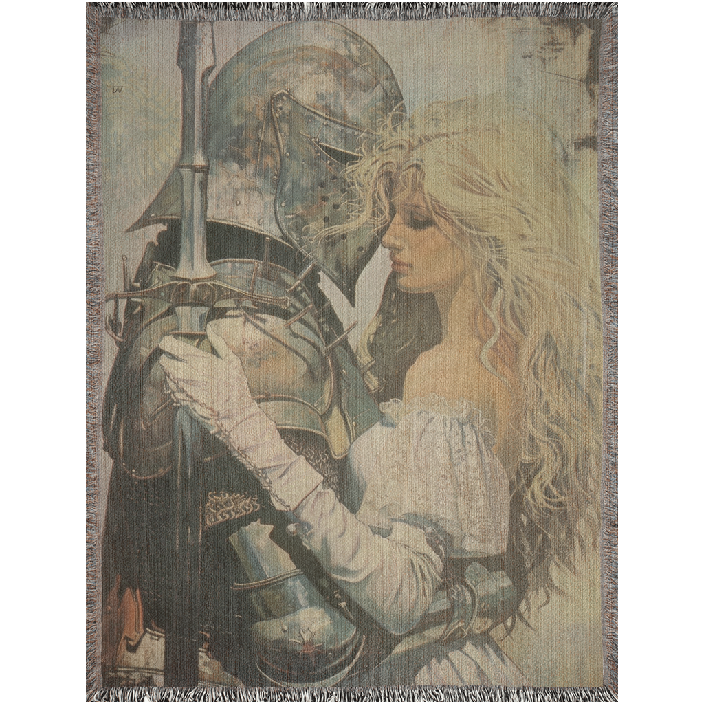 ⚔️ Medieval Love Woven Tapestry Blanket