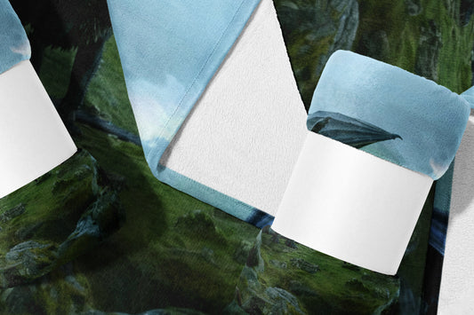 Fantasy Forest Dragon Soft Bathroom Accessories Set