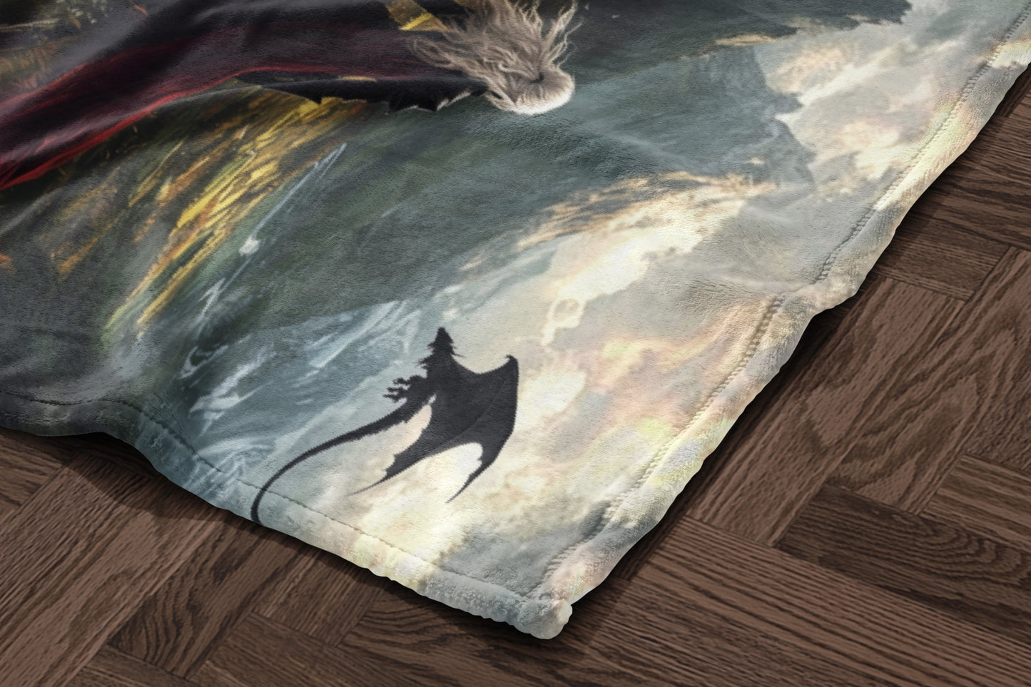 Fantasy Dragon and Beast Blanket Product