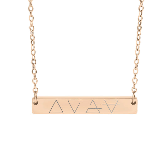 Minimalist Geometric Design Bar Necklace for Stylish Look
