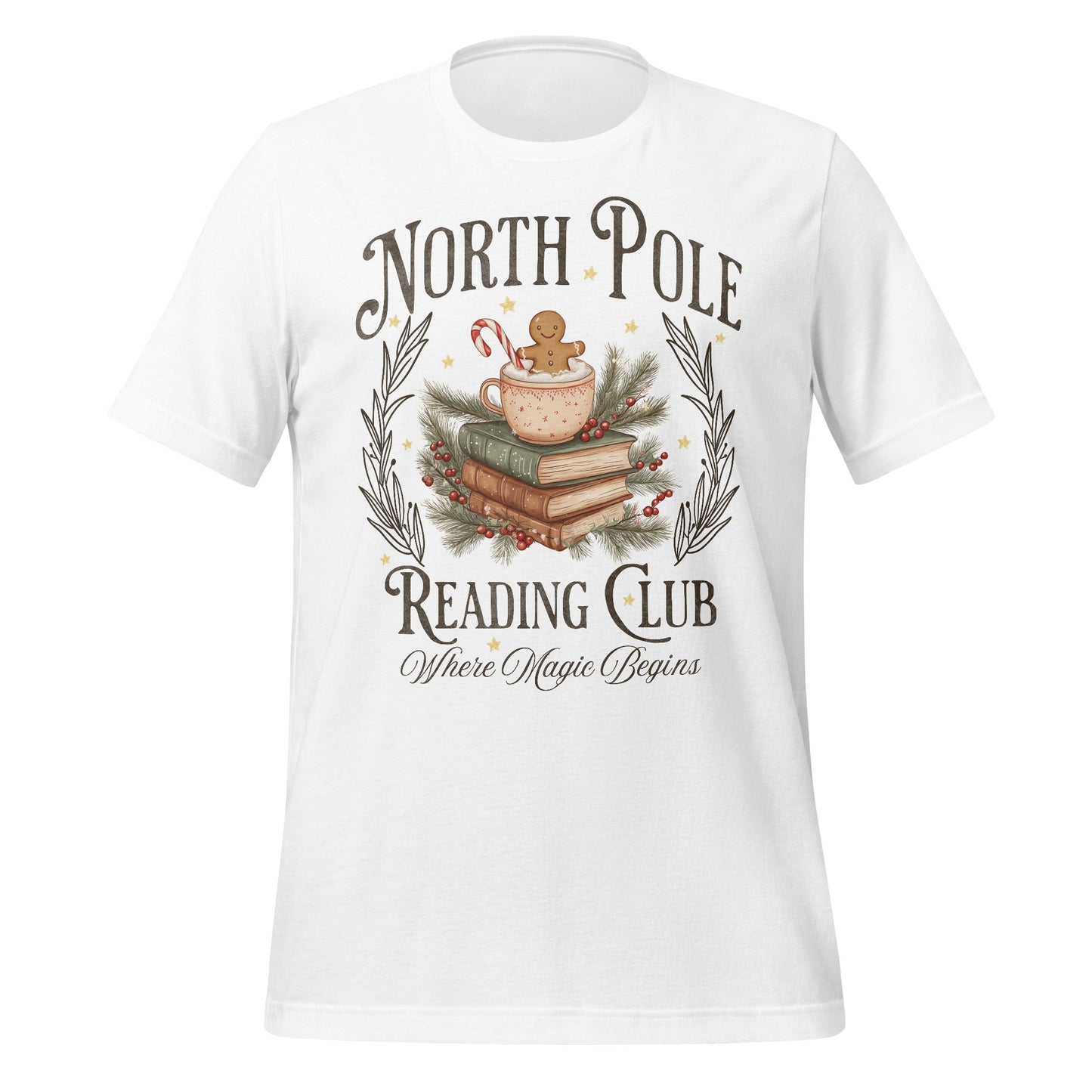 North Pole Reading Club Where Magic Begins Shirt