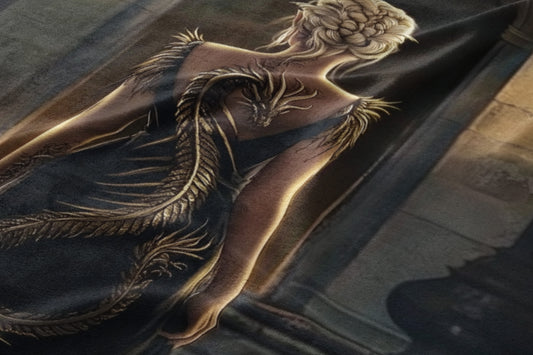 Luxurious Fantasy Dragon Dress For Elegant Occasions