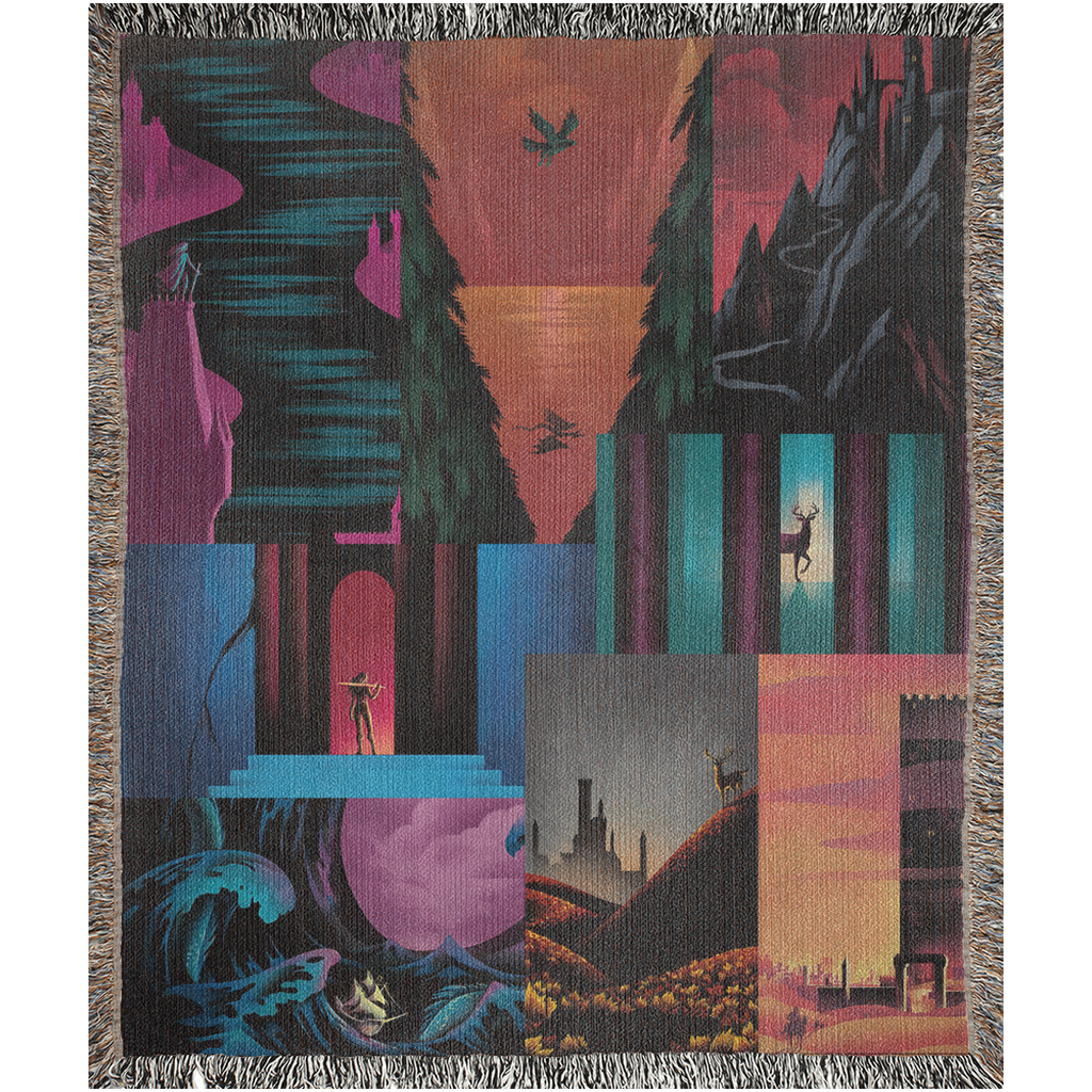 Throne of Glass Woven Throw Blanket