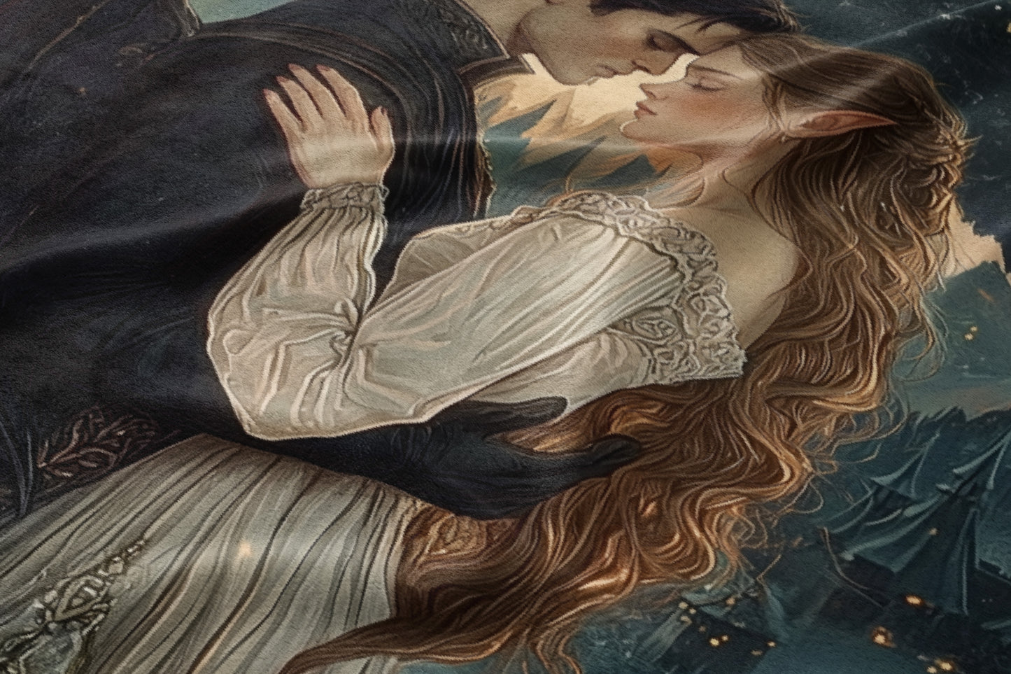 Fantasy Romance Illustrated Art Poster