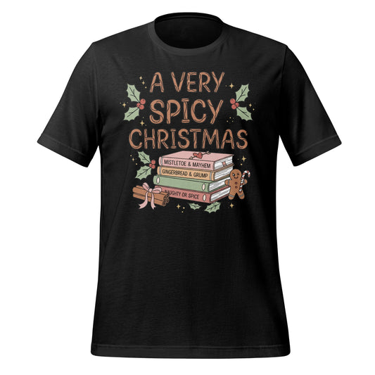 A Very Spicy Christmas Festive Graphic Tee Shirt