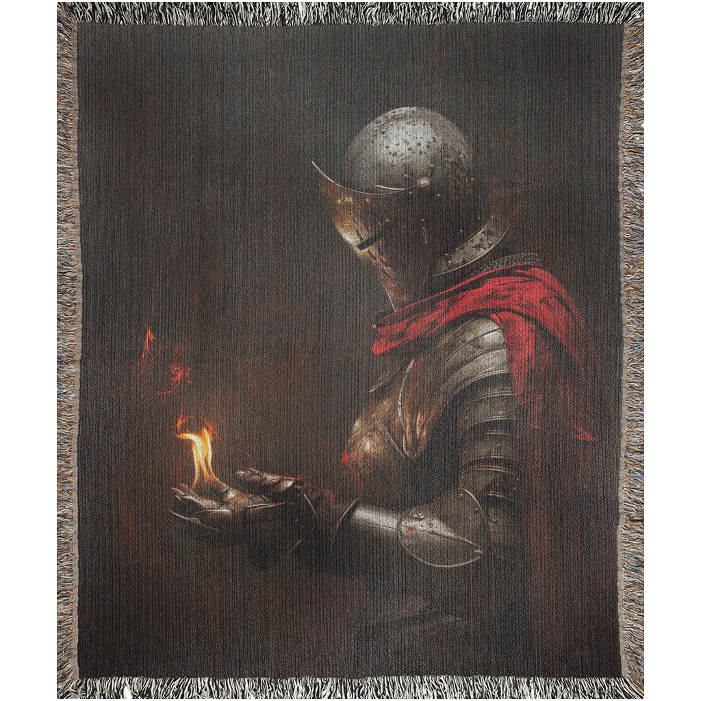 Enchanted Knight Woven Throw Blanket