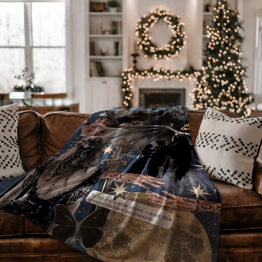 Fairy Tale Christmas Theme Blanket For Holiday Moments