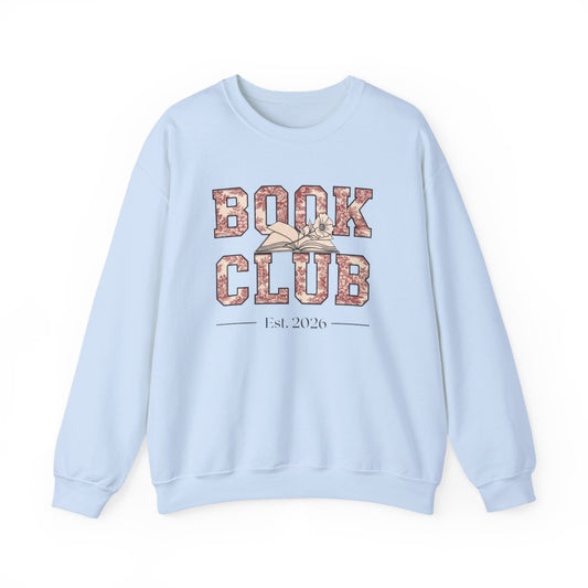 Book Club Sweatshirt Est 2026 Stylish Apparel