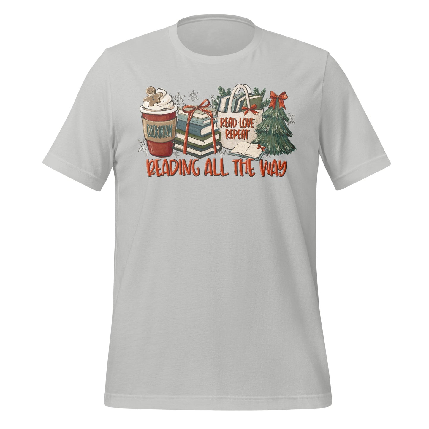Reading All The Way T-shirt with Holiday Theme