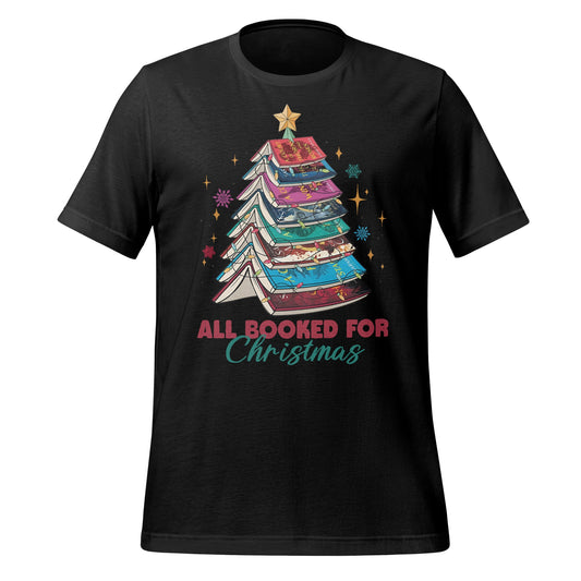 All Booked for Christmas Graphic Tee